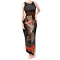 Koala and Kiwi Bird ANZAC Day Custom Tank Maxi Dress Soldier Style