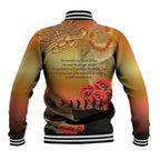 Australia Koala Soldier Style Baseball Jacket Last Post Lest We Forget