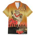 Australia Koala Soldier Style Family Matching Mermaid Dress and Hawaiian Shirt Last Post Lest We Forget