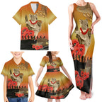 Australia Koala Soldier Style Family Matching Tank Maxi Dress and Hawaiian Shirt Last Post Lest We Forget