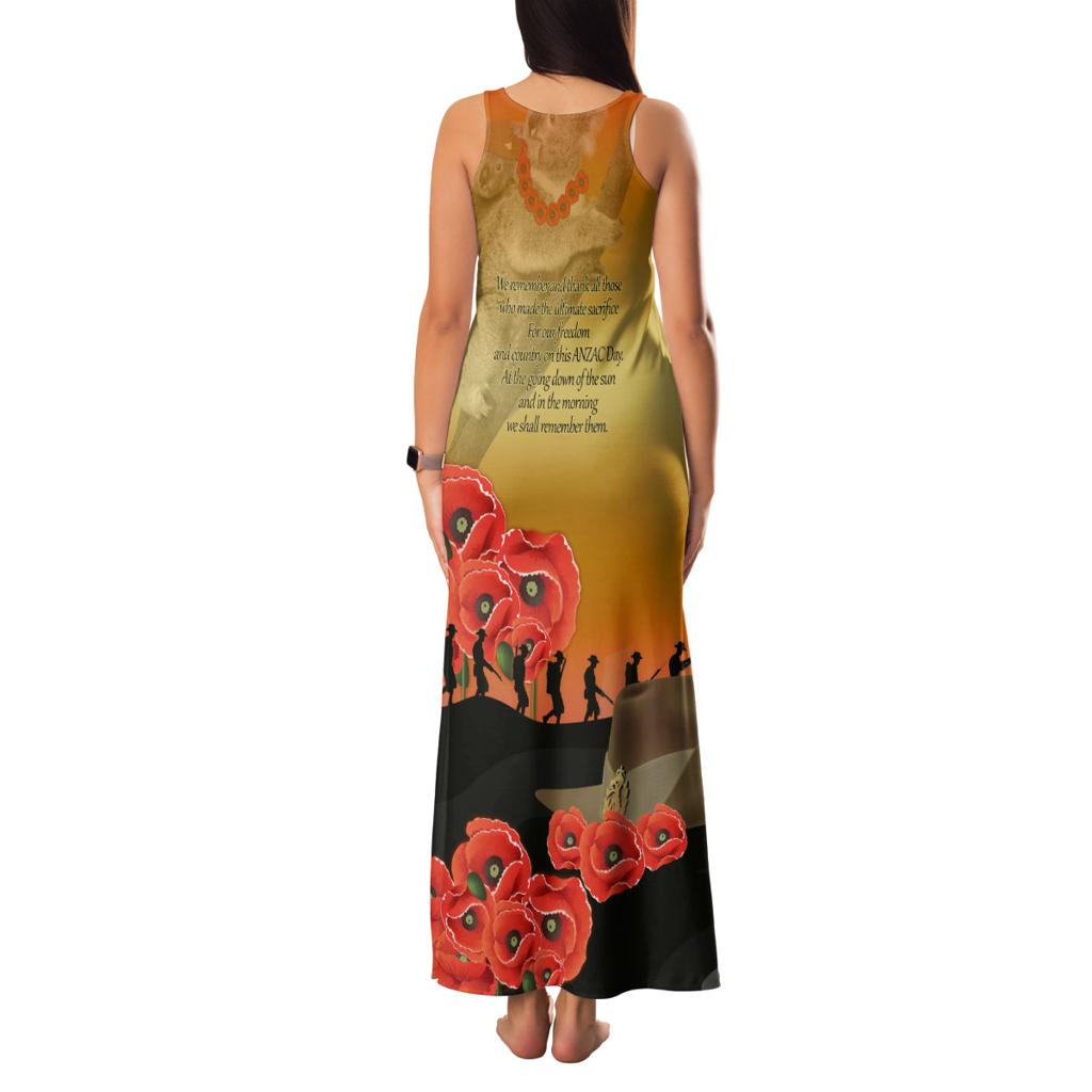 Australia Koala Soldier Style Family Matching Tank Maxi Dress and Hawaiian Shirt Last Post Lest We Forget