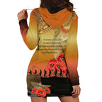 Australia Koala Soldier Style Hoodie Dress Last Post Lest We Forget