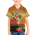 Australia Koala Soldier Style Kid Hawaiian Shirt Last Post Lest We Forget