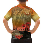 Australia Koala Soldier Style Kid Hawaiian Shirt Last Post Lest We Forget