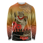 Australia Koala Soldier Style Long Sleeve Shirt Last Post Lest We Forget