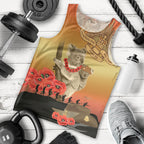 Australia Koala Soldier Style Men Tank Top Last Post Lest We Forget