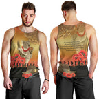 Australia Koala Soldier Style Men Tank Top Last Post Lest We Forget