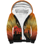 Australia Koala Soldier Style Sherpa Hoodie Last Post Lest We Forget