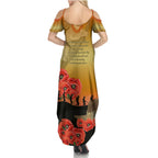 Australia Koala Soldier Style Summer Maxi Dress Last Post Lest We Forget