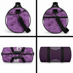 Anzac Day Gallipoli Personalised Duffle Bag Purple Poppy Flowers