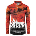 Anzac Day Gallipoli Personalised Button Sweatshirt Red Poppy Flowers
