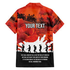Anzac Day Gallipoli Personalised Family Matching Tank Maxi Dress and Hawaiian Shirt Red Poppy Flowers
