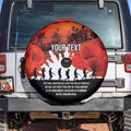 Anzac Day Gallipoli Personalised Spare Tire Cover Red Poppy Flowers