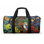 Kiwi-Kookaburra Bird ANZAC Personalised Duffle Bag Aussie Golden Wattle Poppy Flowers