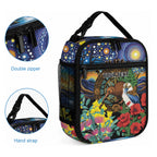 Kiwi-Kookaburra Bird ANZAC Personalised Lunch Bag Aussie Golden Wattle Poppy Flowers