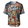 Personalised Kangaroo Chef Christmas in July Baseball Jersey