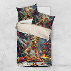 Kangaroo Chef Christmas in July Bedding Set