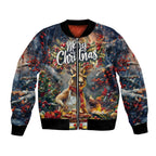Personalised Kangaroo Chef Christmas in July Bomber Jacket