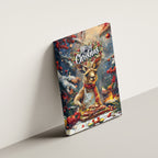 Kangaroo Chef Christmas in July Canvas Wall Art