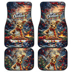 Kangaroo Chef Christmas in July Car Mats