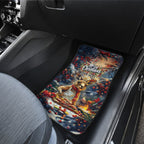 Kangaroo Chef Christmas in July Car Mats
