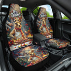 Kangaroo Chef Christmas in July Car Seat Cover