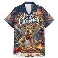 Personalised Kangaroo Chef Christmas in July Family Matching Mermaid Dress and Hawaiian Shirt