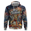 Personalised Kangaroo Chef Christmas in July Hoodie