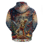 Personalised Kangaroo Chef Christmas in July Hoodie
