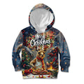 Personalised Kangaroo Chef Christmas in July Kid Hoodie