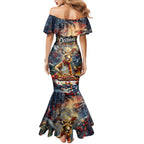 Personalised Kangaroo Chef Christmas in July Mermaid Dress