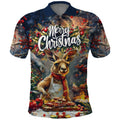 Personalised Kangaroo Chef Christmas in July Polo Shirt