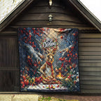 Kangaroo Chef Christmas in July Quilt