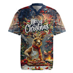Personalised Kangaroo Chef Christmas in July Rugby Jersey