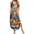 Personalised Kangaroo Chef Christmas in July Summer Maxi Dress