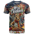 Personalised Kangaroo Chef Christmas in July T Shirt