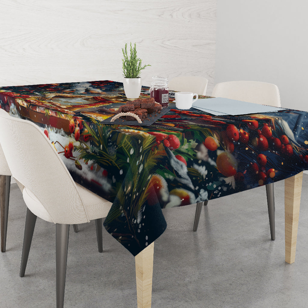 Kangaroo Chef Christmas in July Tablecloth