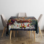 Kangaroo Chef Christmas in July Tablecloth