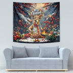 Kangaroo Chef Christmas in July Tapestry