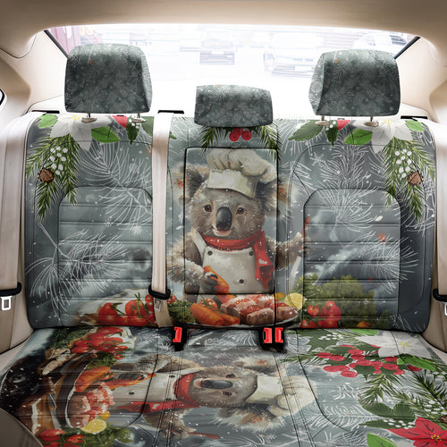 Koala Chef Christmas in July Back Car Seat Cover