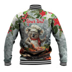 Personalised Koala Chef Christmas in July Baseball Jacket