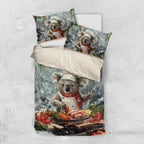 Koala Chef Christmas in July Bedding Set