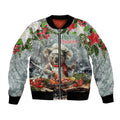 Personalised Koala Chef Christmas in July Bomber Jacket