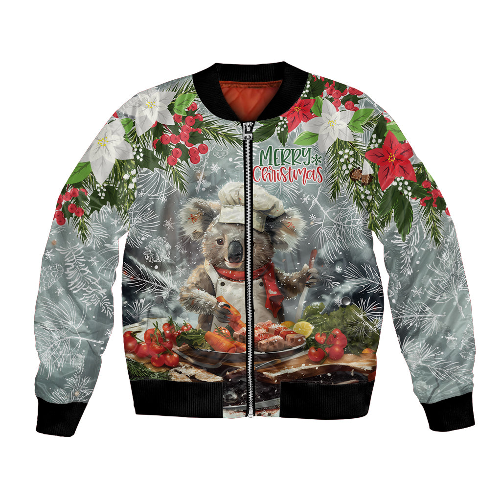 Personalised Koala Chef Christmas in July Bomber Jacket
