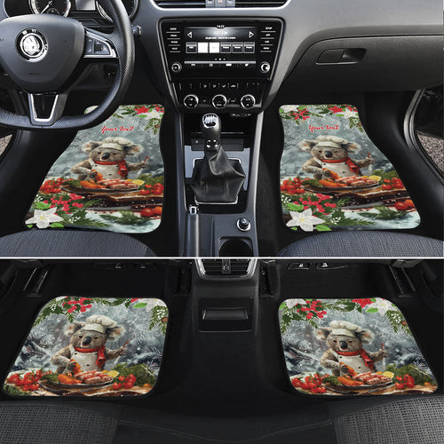 Koala Chef Christmas in July Car Mats