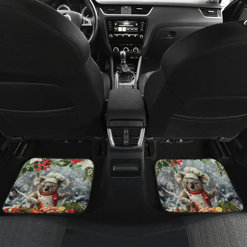 Koala Chef Christmas in July Car Mats
