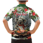 Personalised Koala Chef Christmas in July Family Matching Mermaid Dress and Hawaiian Shirt