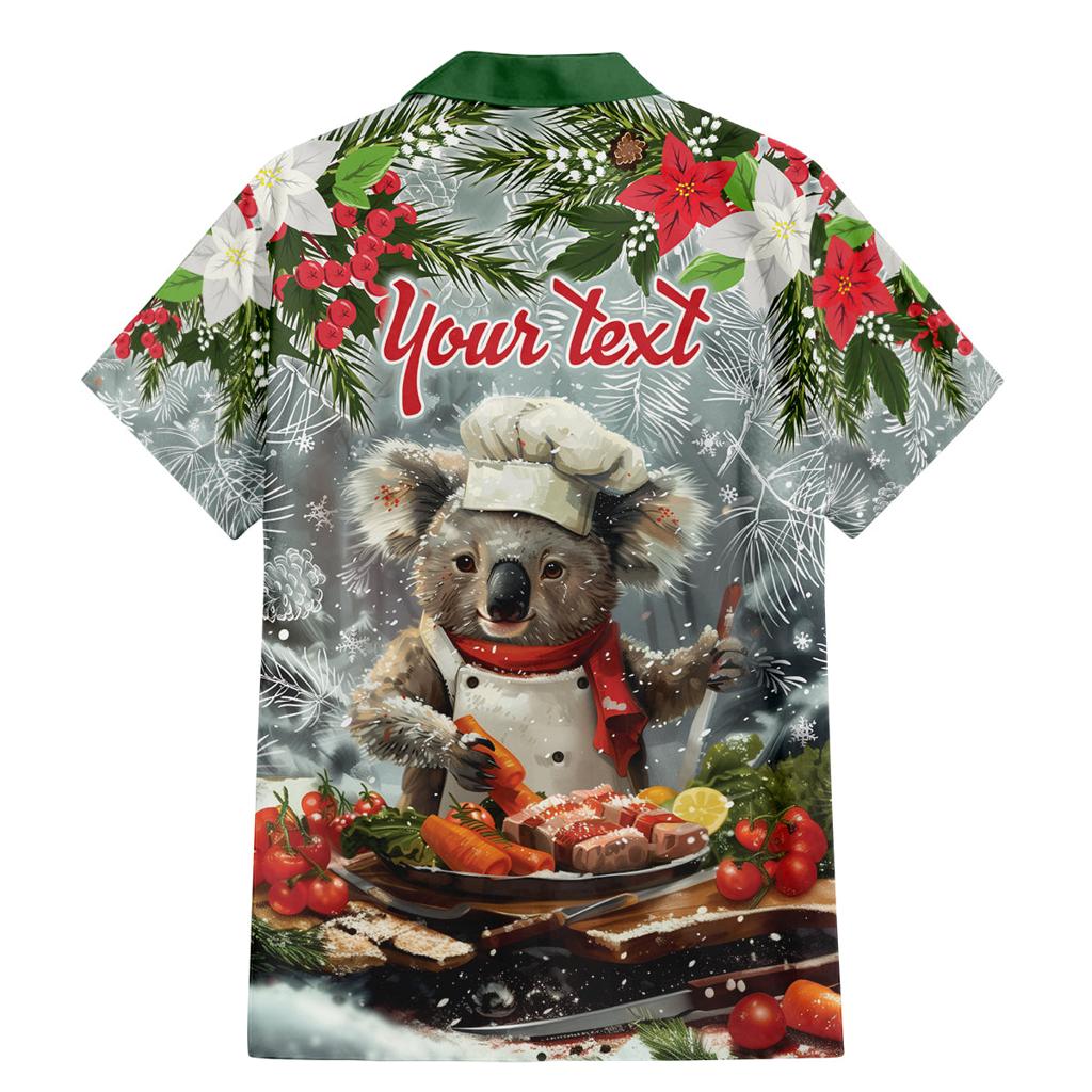 Personalised Koala Chef Christmas in July Family Matching Mermaid Dress and Hawaiian Shirt