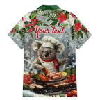 Personalised Koala Chef Christmas in July Family Matching Mermaid Dress and Hawaiian Shirt