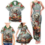Personalised Koala Chef Christmas in July Family Matching Tank Maxi Dress and Hawaiian Shirt